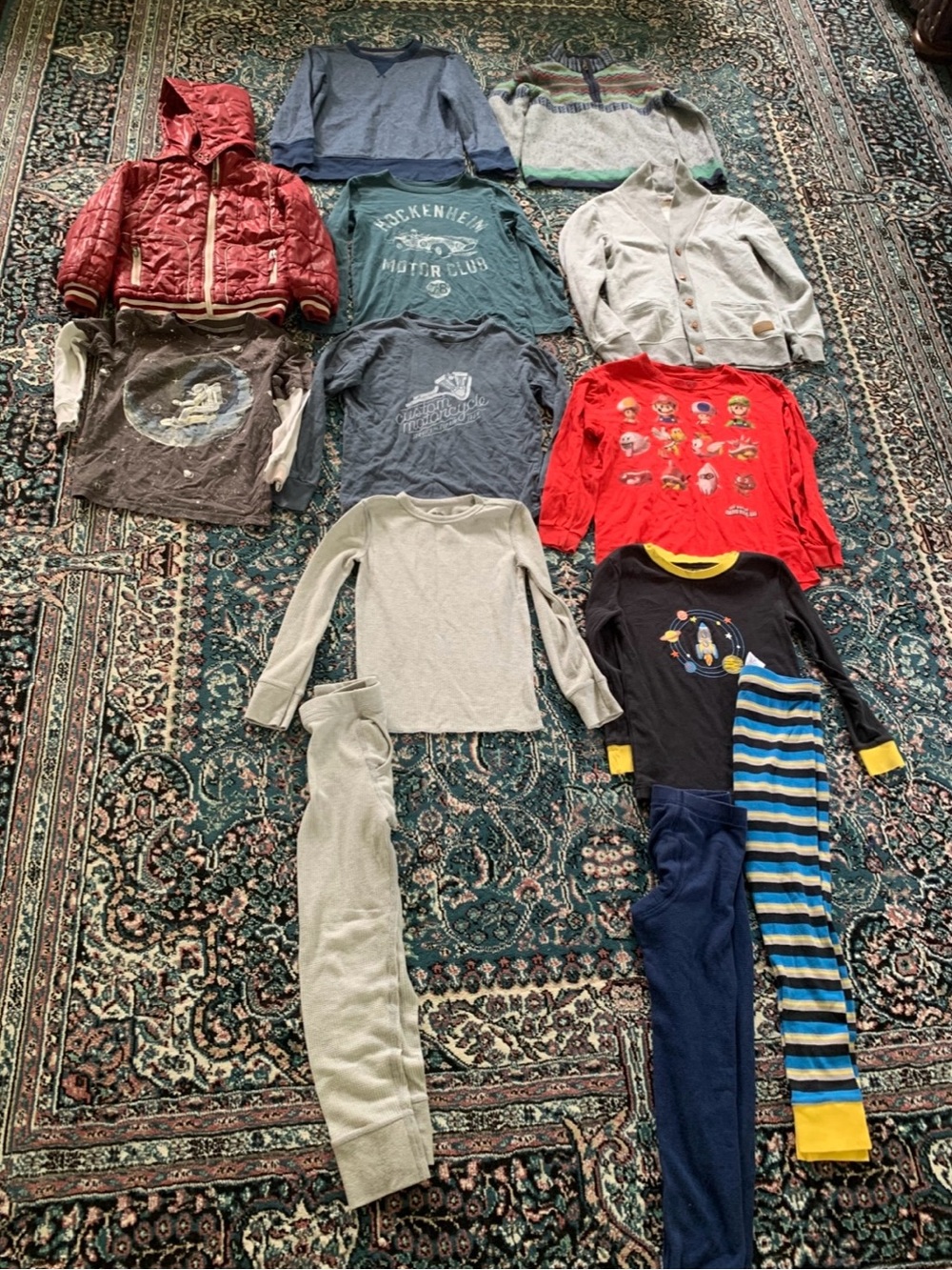 Boys Clothing Lot Size 6-7 13pc John Lewis Athletic Works Fall Winter Puffer